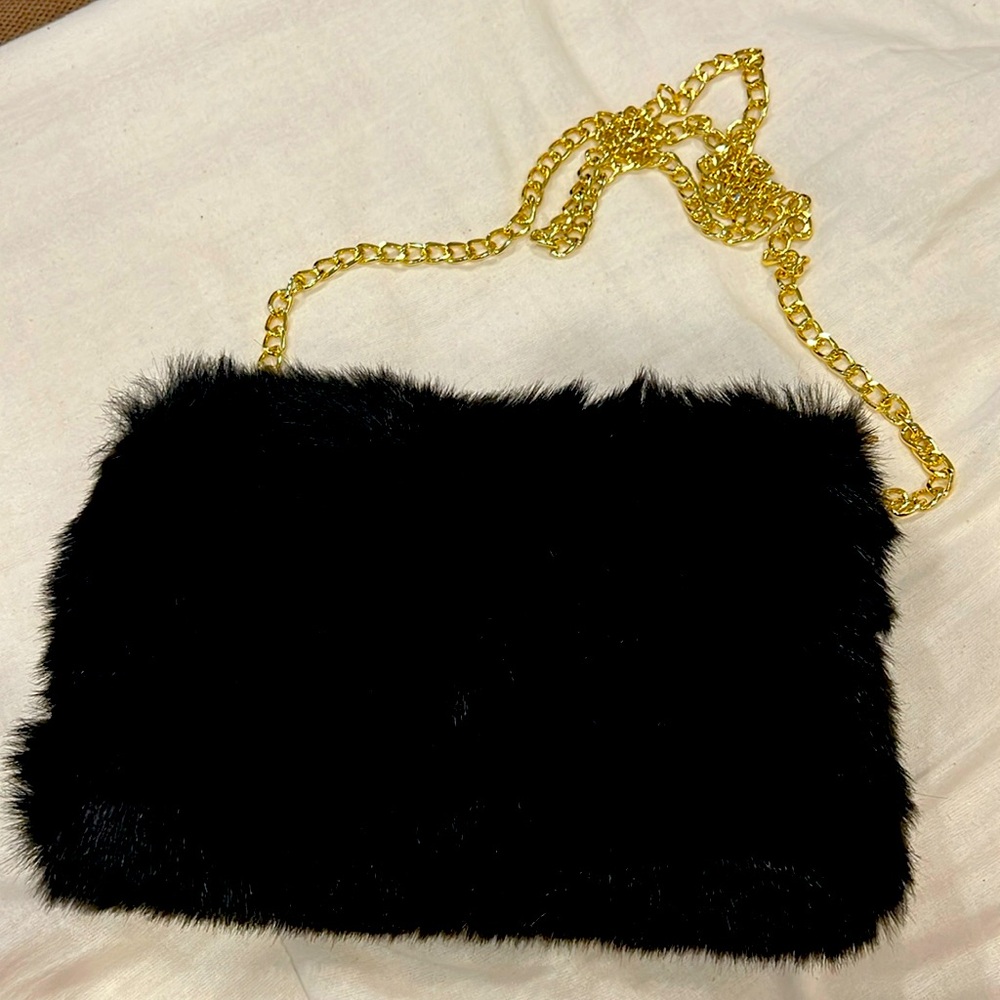 Black fury purse